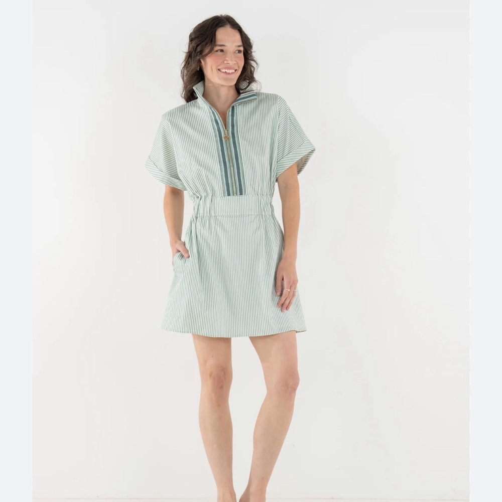 ISO Emily McCarthy Pullover Dress Feldspar stripe